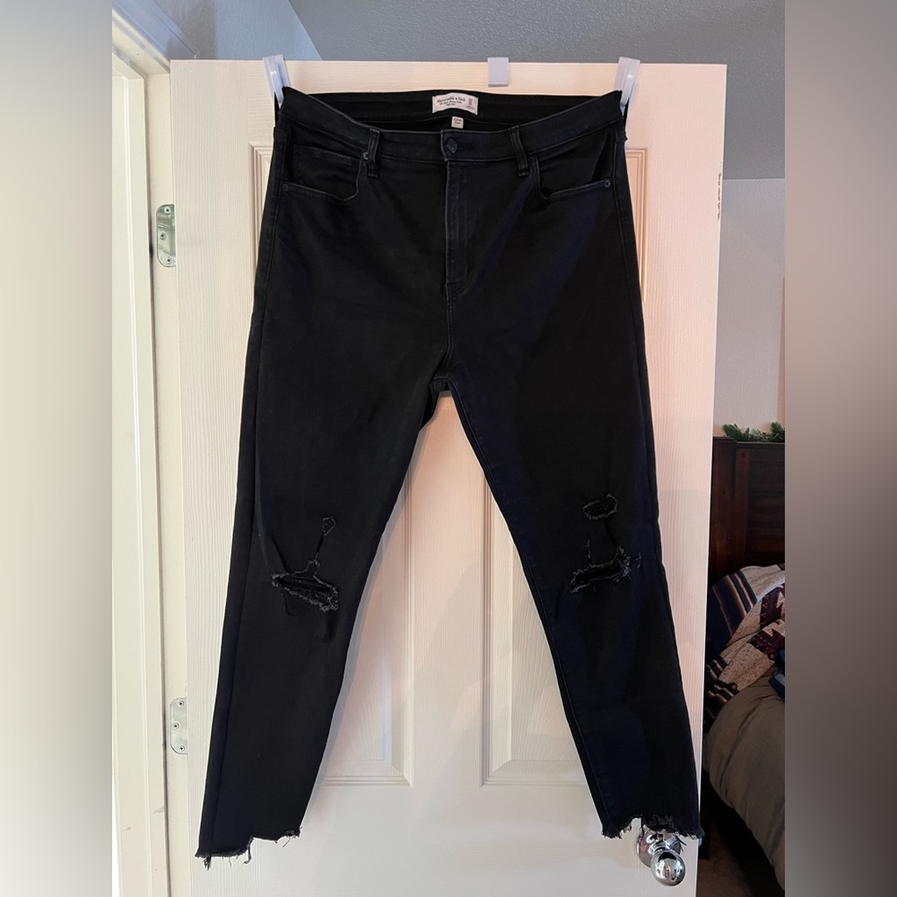 Abercrombie Super Skinny Ankle High Rise sz16L